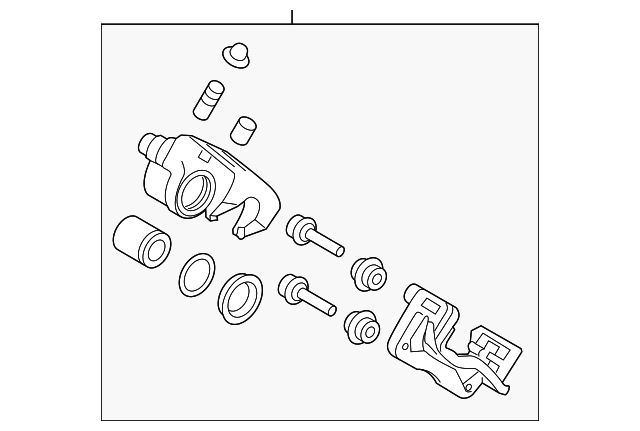 58310-C6A00 Деталь CALIPER, LEFT