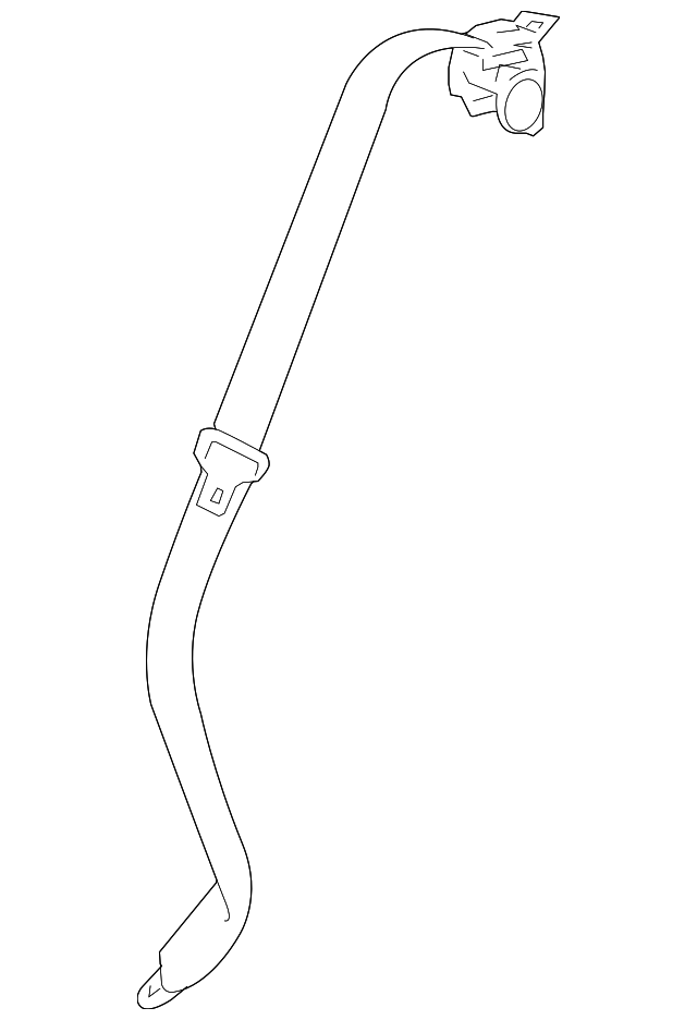F1Y1-57-730-02 Деталь SEAT BELT ASSY, LEFT