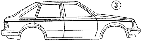 Escort STRIPE TAPE