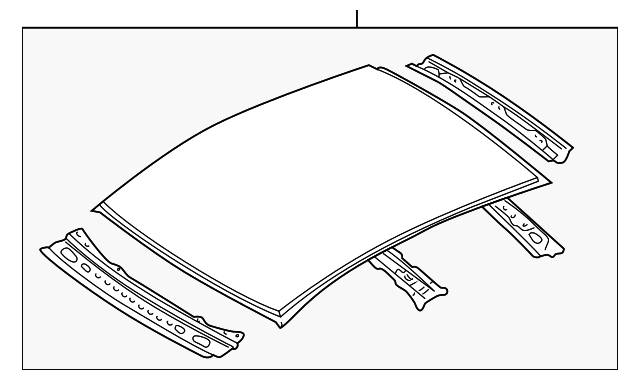 T0Y170600B Деталь ROOF PANEL