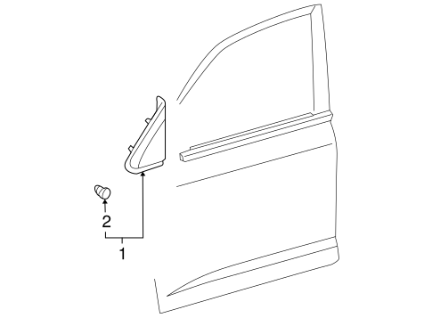 Land Cruiser EXTERIOR TRIM - PILLARS 3