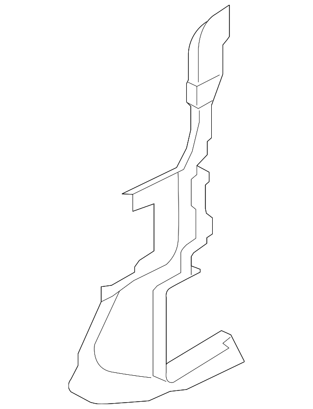 8T0-121-283-K Деталь AIR DUCT, LEFT