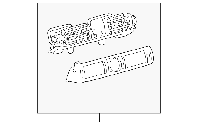 55670-53150-C0 CENTER GRILLE