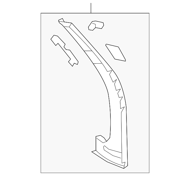 25877944 Деталь INNER PANEL, LEFT