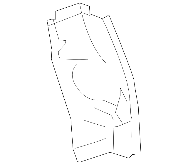 21997896 Деталь SIDE FRAME, RIGHT
