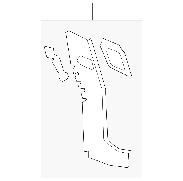 25877945 Деталь INNER PANEL, RIGHT