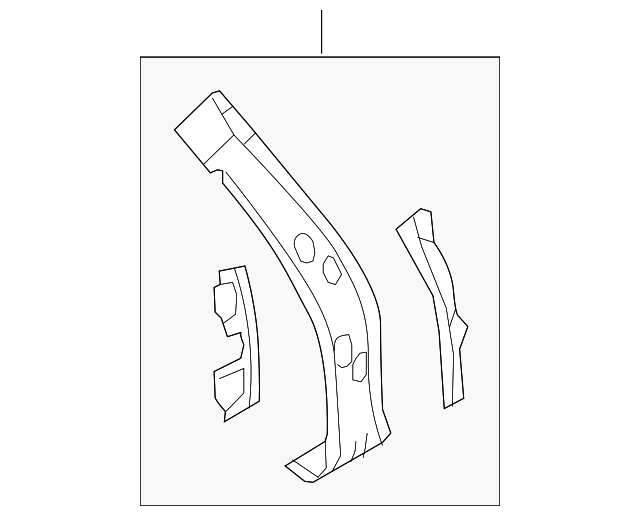 25949784 Деталь INNER REINF, LEFT