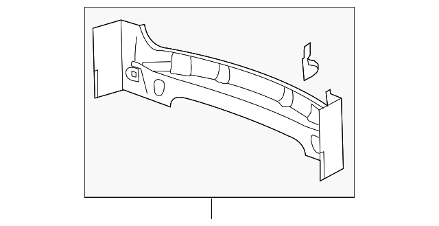 25866274 Деталь REAR BODY PANEL
