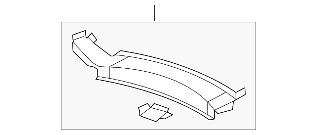 25892481 Деталь REAR CROSS SILL