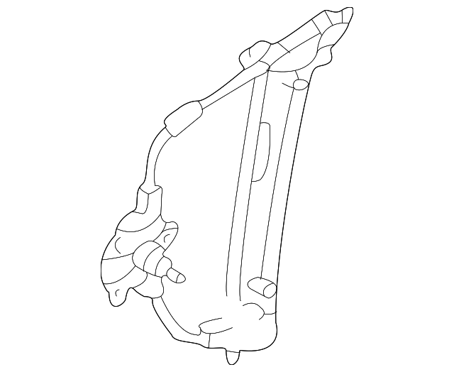 EC0158560E Деталь MANUAL REGULATOR, RIGHT