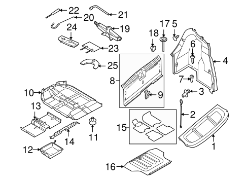 Reno INTERIOR TRIM - REAR BODY