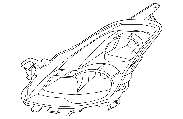 26025-JA10A Деталь HEADLAMP HOUSING, RIGHT