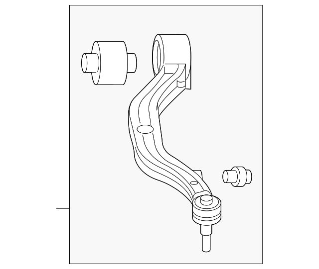 54506-B1500 Деталь RR LWR CNTL ARM, RIGHT