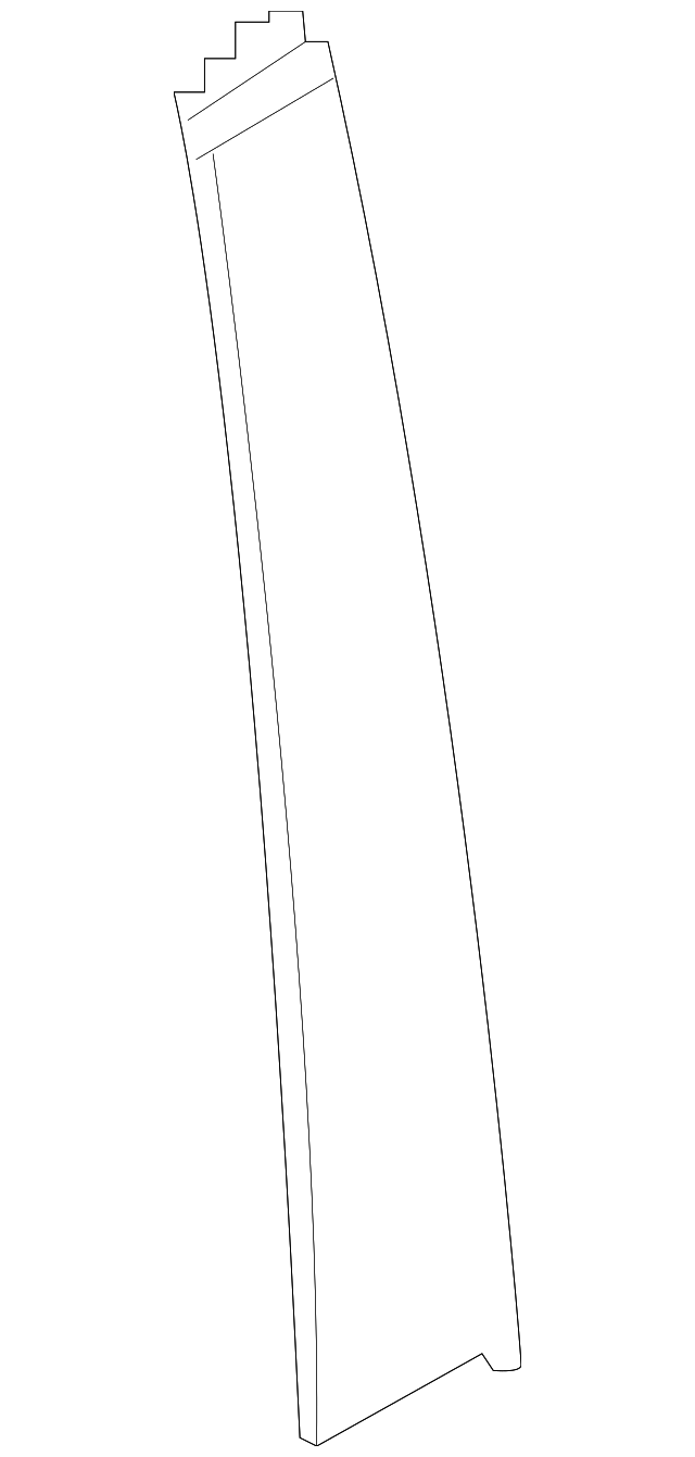 72470-TG7-A01 GARNISH ASSY., L. FR. DOOR SASH