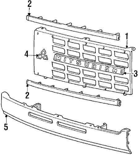 Montero GRILLE