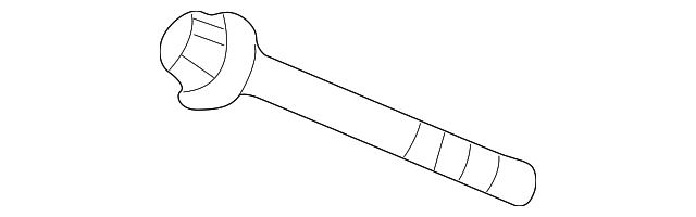 6504109 LOWER CNTRL ARM REAR BOLT, RIGHT