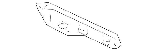 MR574196 BUMPER COVER SIDE BRACKET, RIGHT