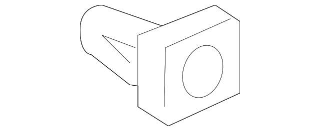 MR991202 UPPER MOLDING FASTENER, LEFT