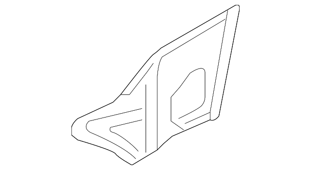 51449AJ07A9P Деталь OUTER ROCKER, LEFT