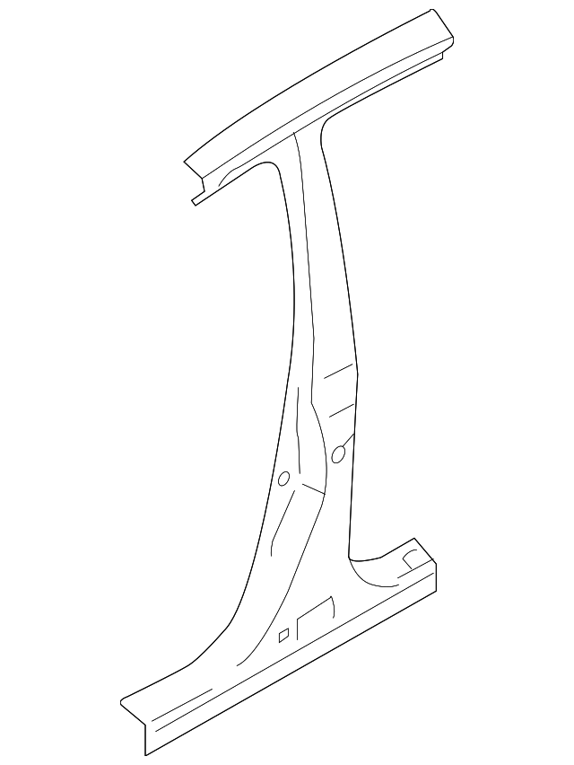 51456AJ22A9P Деталь CENTER PLR REINF, RIGHT