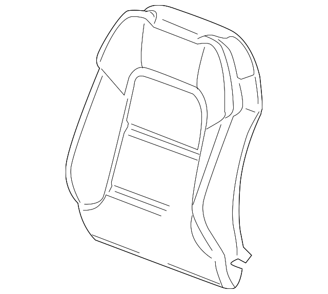 8E0-881-802-AB-SBY Деталь SEAT BACK COVER, RIGHT