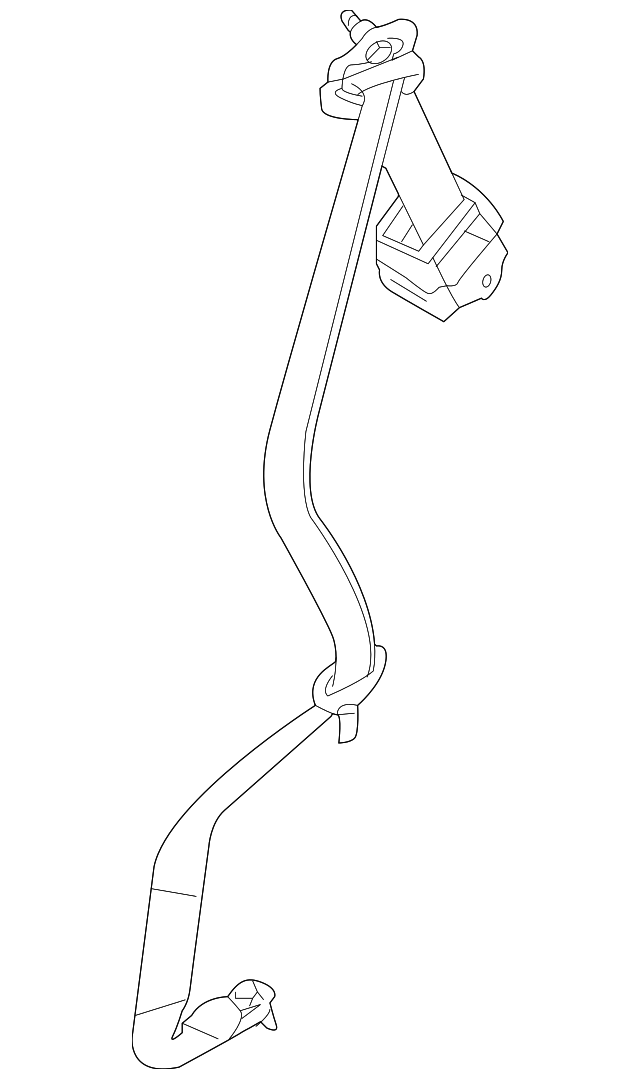 888443FY0A Деталь OUTER BELT ASSY, RIGHT
