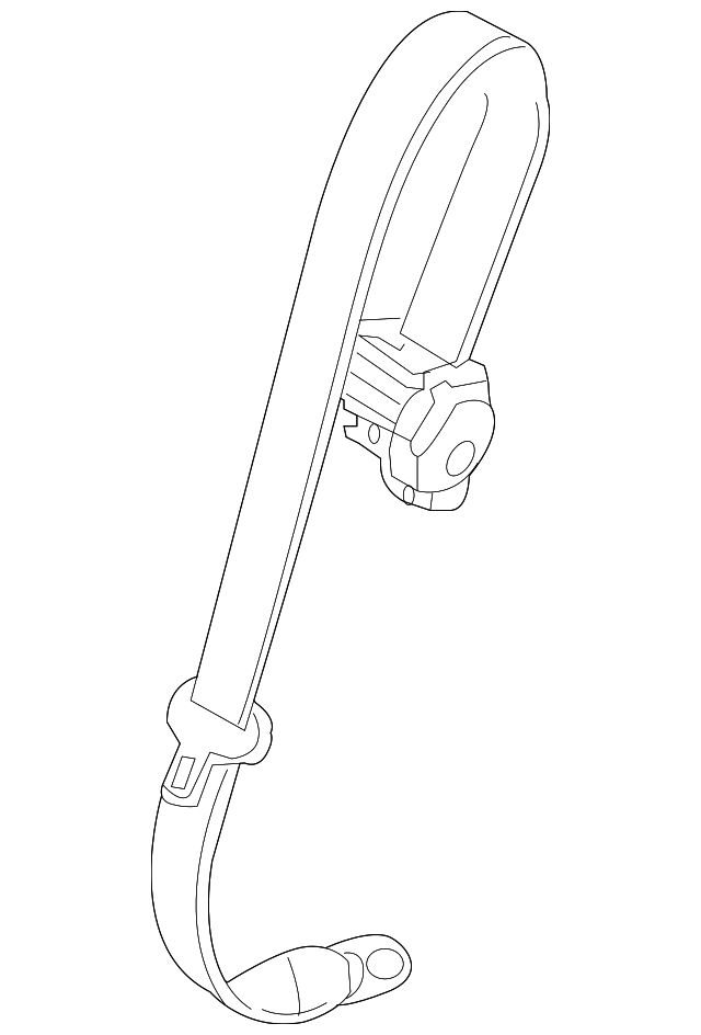 888541CA6A Деталь CENTER BELT ASSY