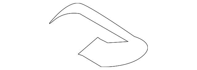 878341CA0B Деталь SEAT BELT GUIDE
