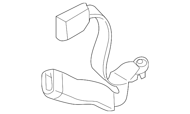 888431CA5A Деталь BUCKLE, LEFT