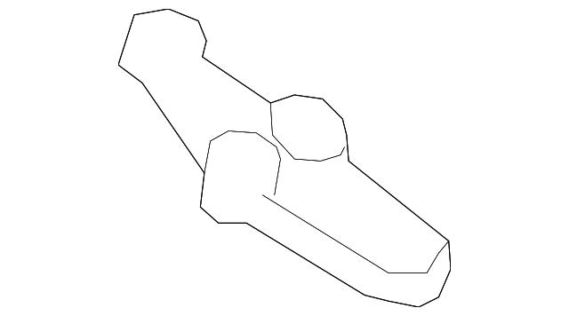 54541-2G001 Деталь LOWER CNTRL ARM BRACKET, RIGHT