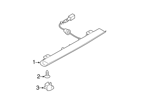 Impreza HIGH MOUNTED STOP LAMP