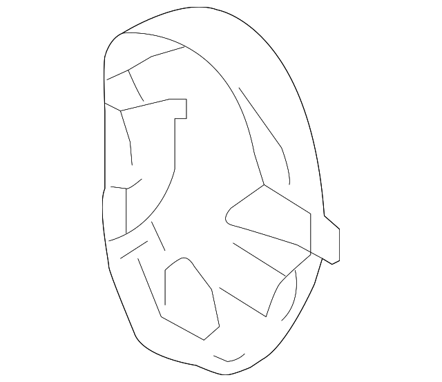 SU003-04367 Деталь INNER COVER, RIGHT