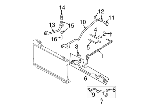 Forester TRANS OIL COOLER LINES 2
