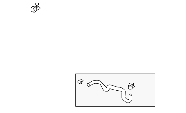 45520SA020 Деталь LOWER HOSE, LEFT