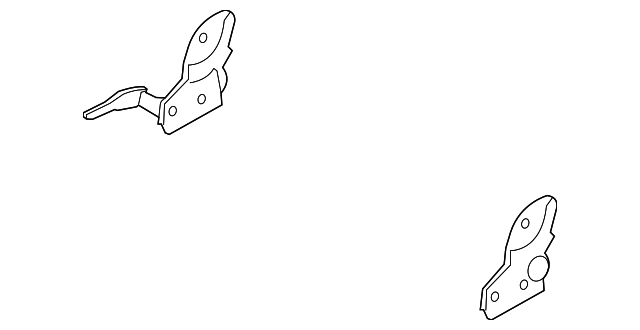 7B0-883-323 Деталь HINGE, LEFT