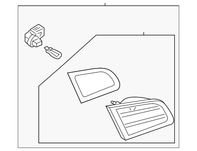 26540AL500 Деталь BACKUP LAMP ASSY, RIGHT