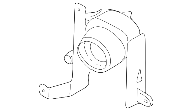 MR339035 Деталь LAMP HOUSING, LEFT