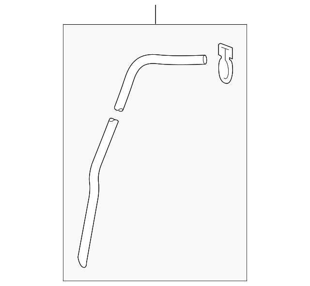 70050-T5R-A00 TUBE, FR. DRAIN (SUNROOF)