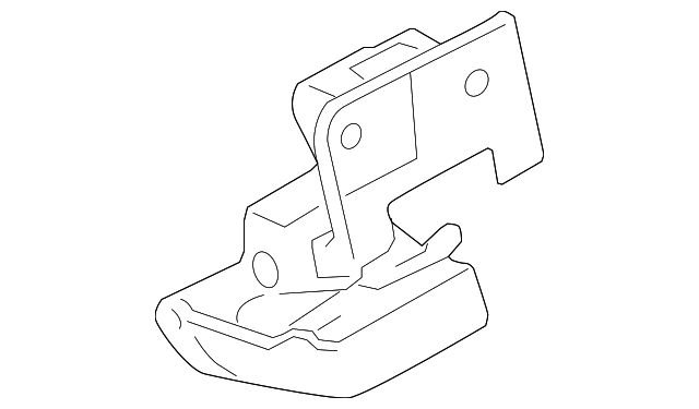 9L7Z-16A507-B Деталь REAR BRACKET, LEFT