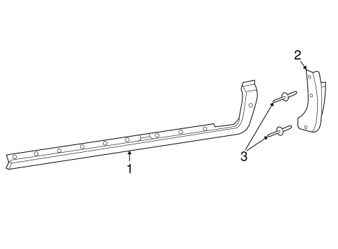 Dakota EXTERIOR TRIM - CAB