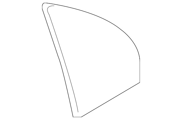 8450586Z00 Деталь FIXED GLASS, RIGHT