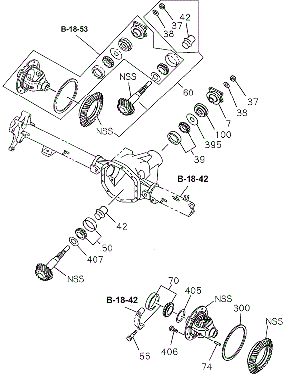 CHASSIS/REAR FINAL DRIVE (3) for 1994 Honda PASSPORT #1