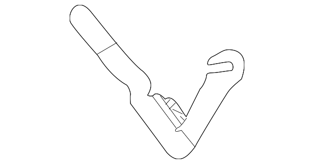 2043100258 Деталь HANDLE BRACKET