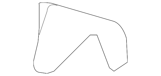 87650-3K030 Деталь INNER COVER, LEFT