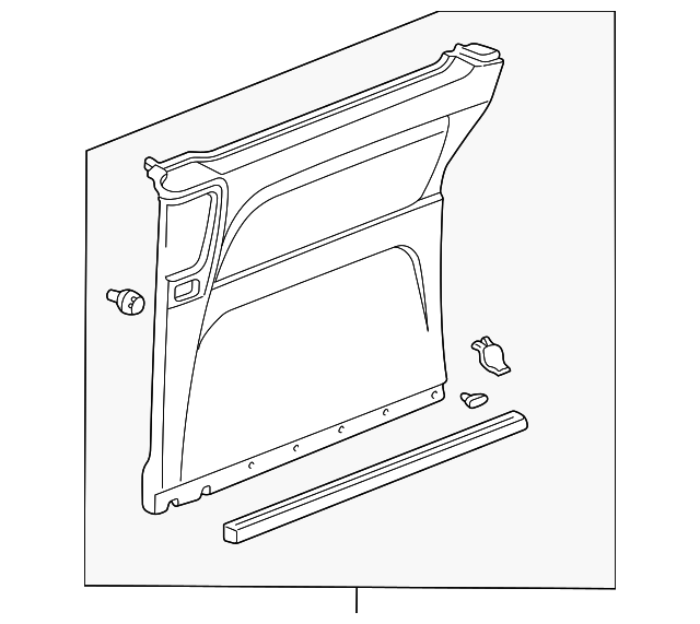 83750-S0X-A02ZB Деталь LINING ASSY., L. SLIDE DOOR *NH284L* (LI