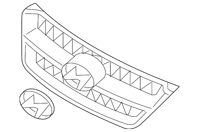 86350-3K600 Деталь GRILLE