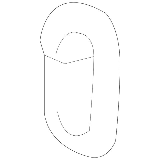 90872-JX50B Деталь UPPER HINGE SEAL, RIGHT