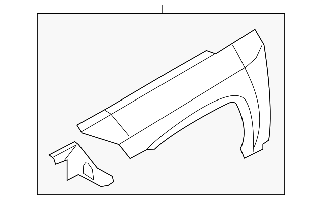 68085303AB Деталь FENDER, LEFT