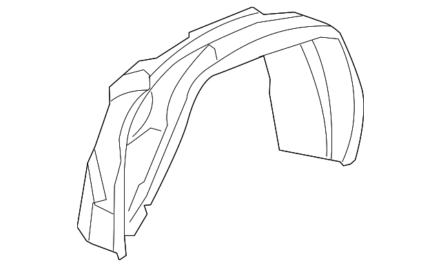 5182554AD Деталь FENDER LINER, RIGHT