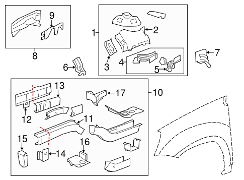 Traverse STRUCTURAL COMPONENTS & RAILS